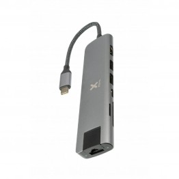 Adaptor USB C cu HDMI-USB-SD-Ethernet XC207